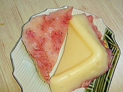 レンジで簡単和菓子☆いちごういろう